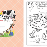 Little Farm Square Coloring Book
