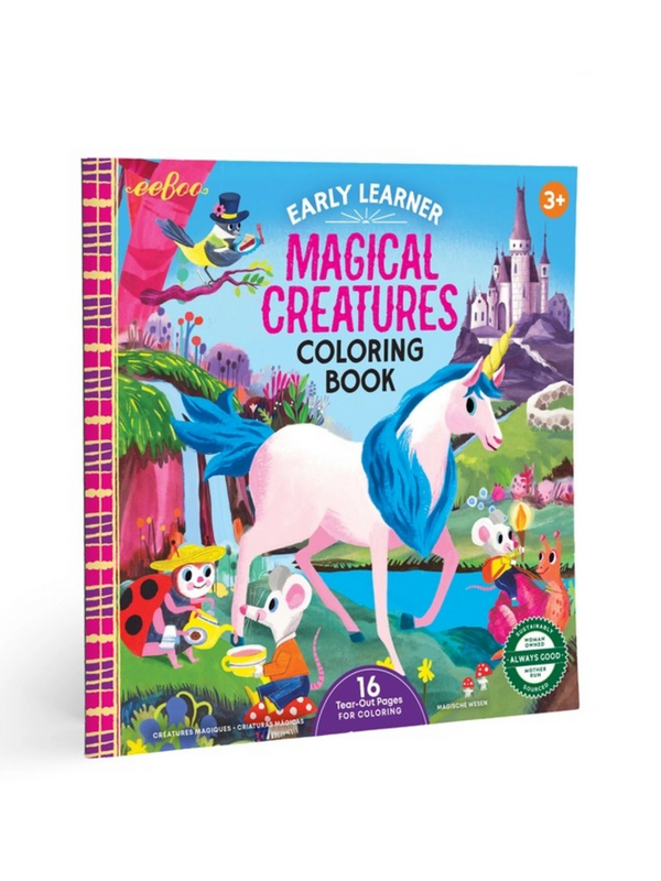 Magical Creatures Square Coloring Book