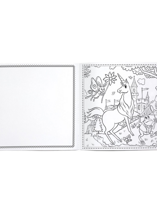 Magical Creatures Square Coloring Book