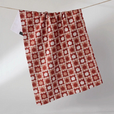 apple quilt tea towel