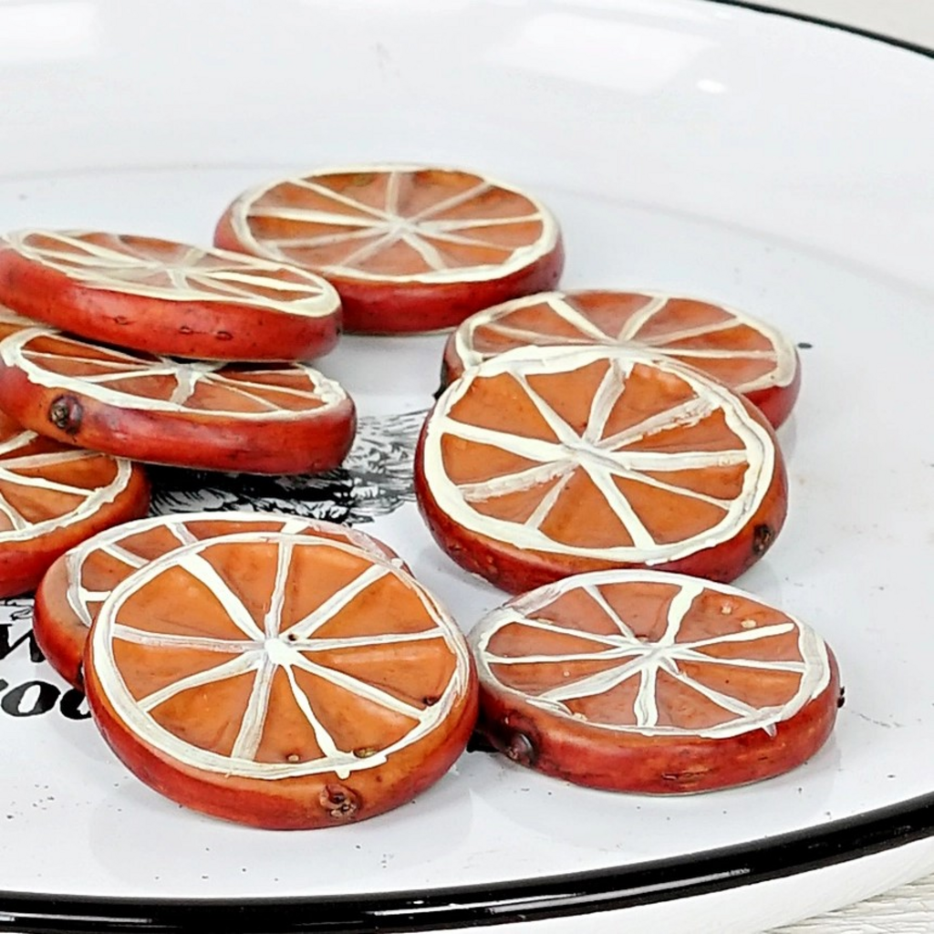 Set of Faux Orange Slices