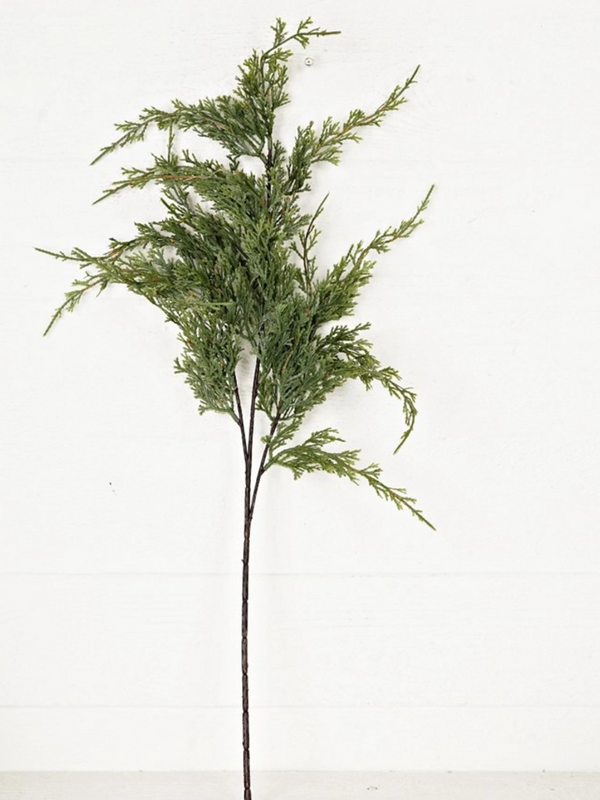 31" soft touch dripping cypress branch