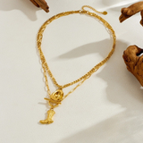 Western Statement Necklace | Hat Boot Charm