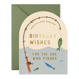 Birthday Wishes For The One Who Fishes card
