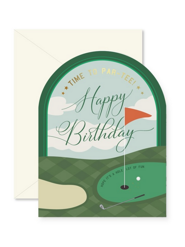 Time To Par-Tee Golf Birthday Arch