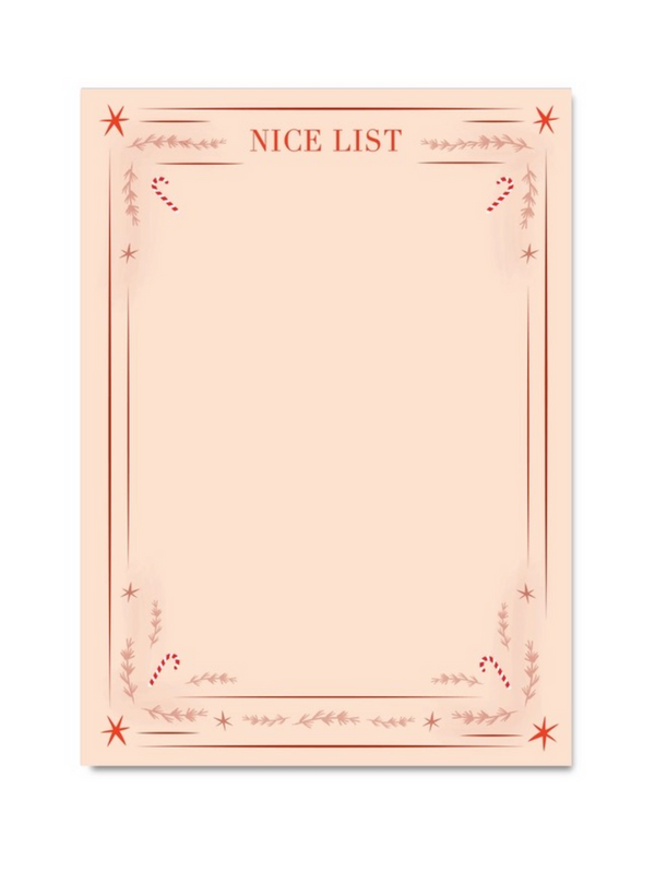 nice list notepad