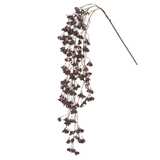 55" Mini Deep Burgundy/Purple Faux Berry Hanging Branch