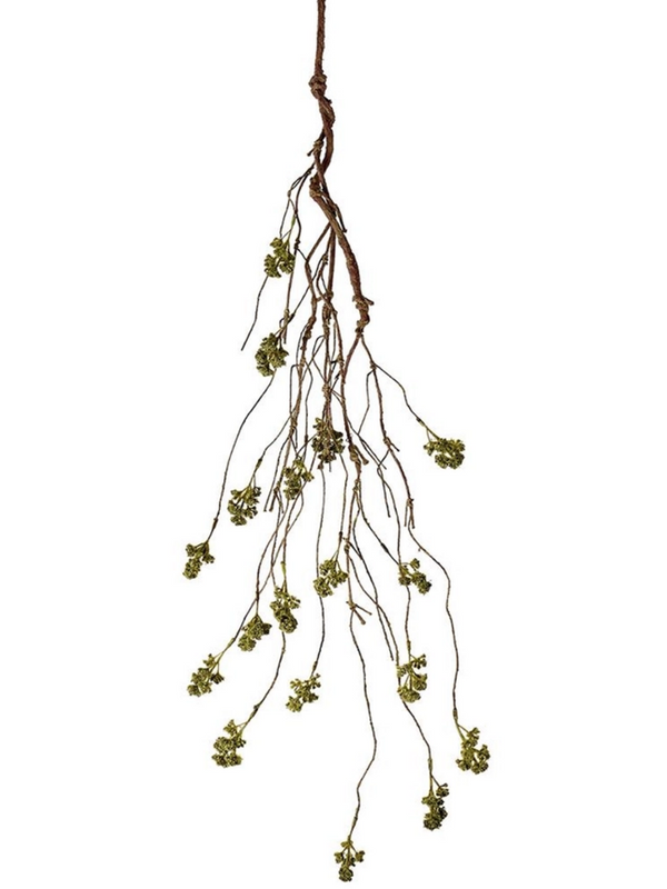 Faux Moss Twig Hanging Spray - 36"