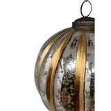 5" hand painted glass ornament