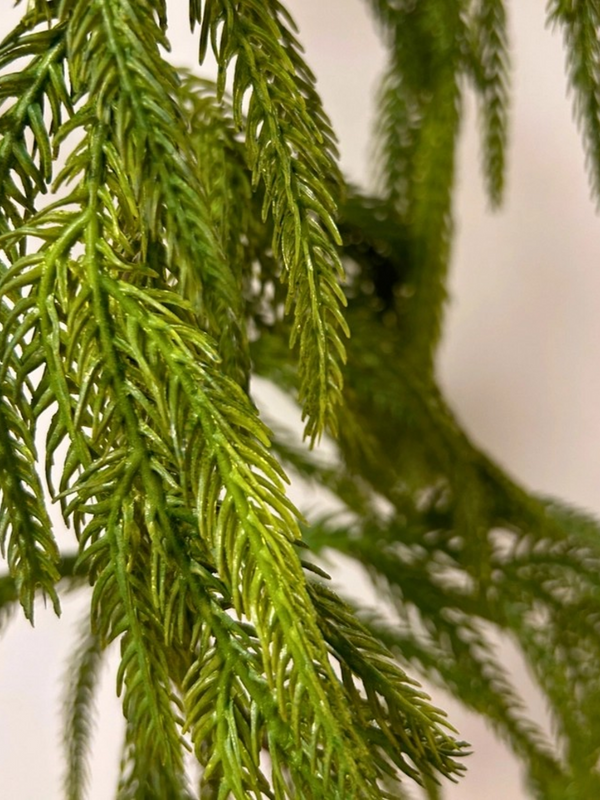 58" natural touch Norfolk pine garland
