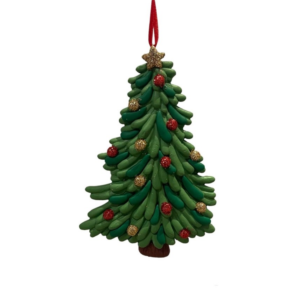 4.72" into the woods cookie christmas tree ornament
