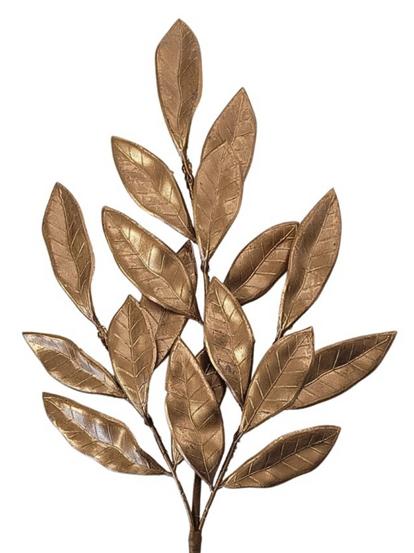 Metallic Bay Leaf Pick - Gold 15”