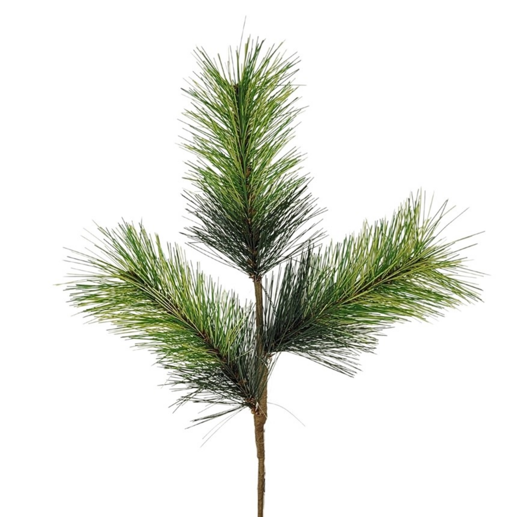 17" mini scotch pine spray in green