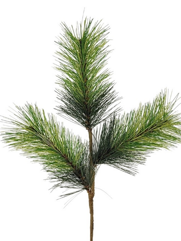 17" mini scotch pine spray in green