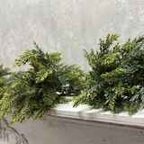 72" soft touch cedar garland