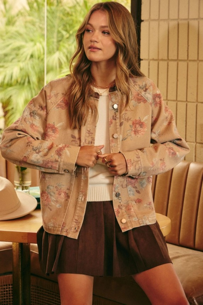 vintage camel twill jacket