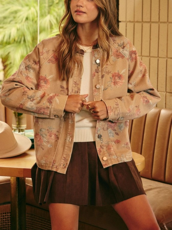 vintage camel twill jacket
