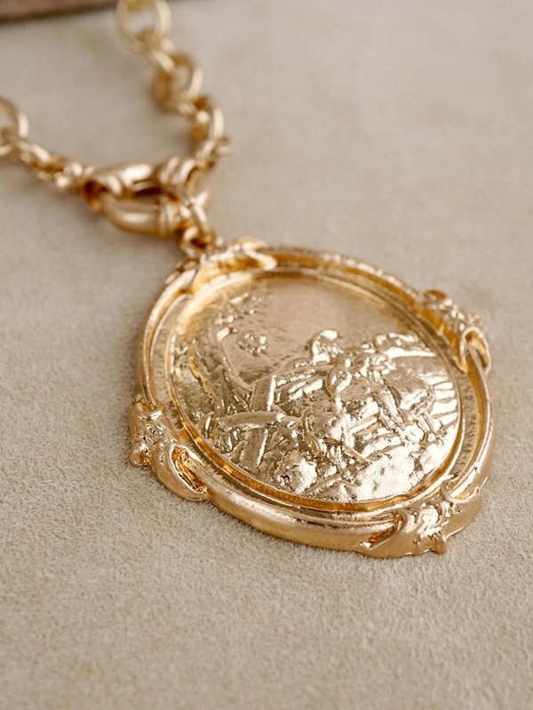 long horse pendant necklace