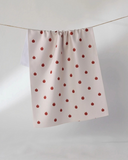 dotty apple tea towel