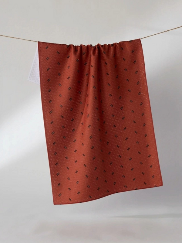 ember dot tea towel