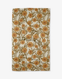 sunflower fields tea towel