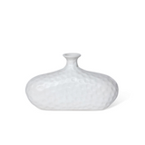stoneware oval bud vase