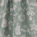 cozy ornaments tea towel