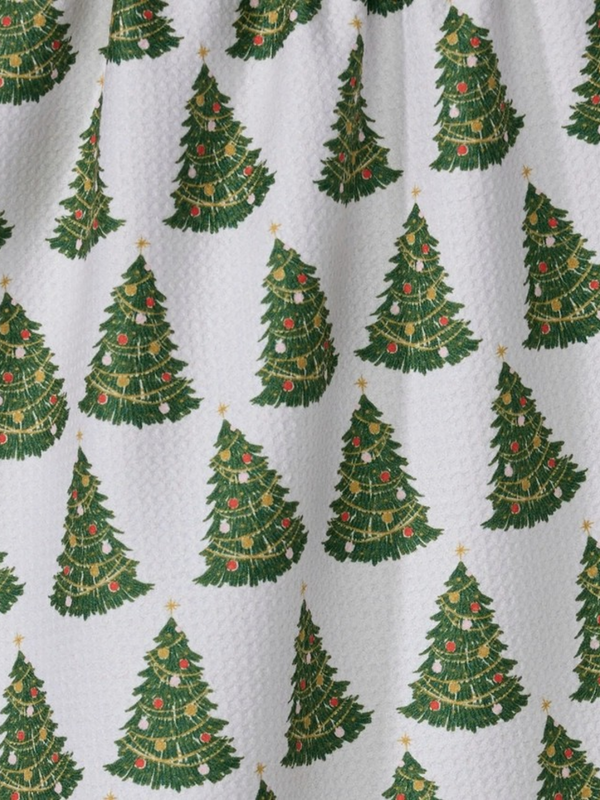 decked out tea towel