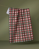 holiday charm tea towel