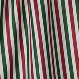 ribbon green and red tea towel