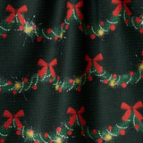 yuletide garland tea towel