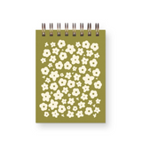 flower pattern mini jotter notebook