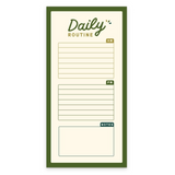 daily routine notepad task market list