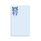 Antique Parisian Blue Bow Large Notepad