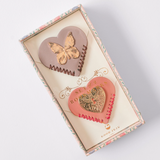 Gold Charm Corner Bookmark Set of 2