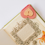 Gold Charm Corner Bookmark Set of 2
