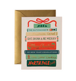 Christmas book Christmas card