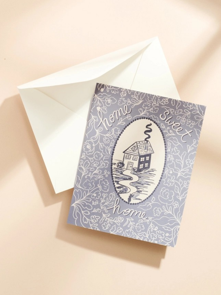 home sweet home housewarming greeting card