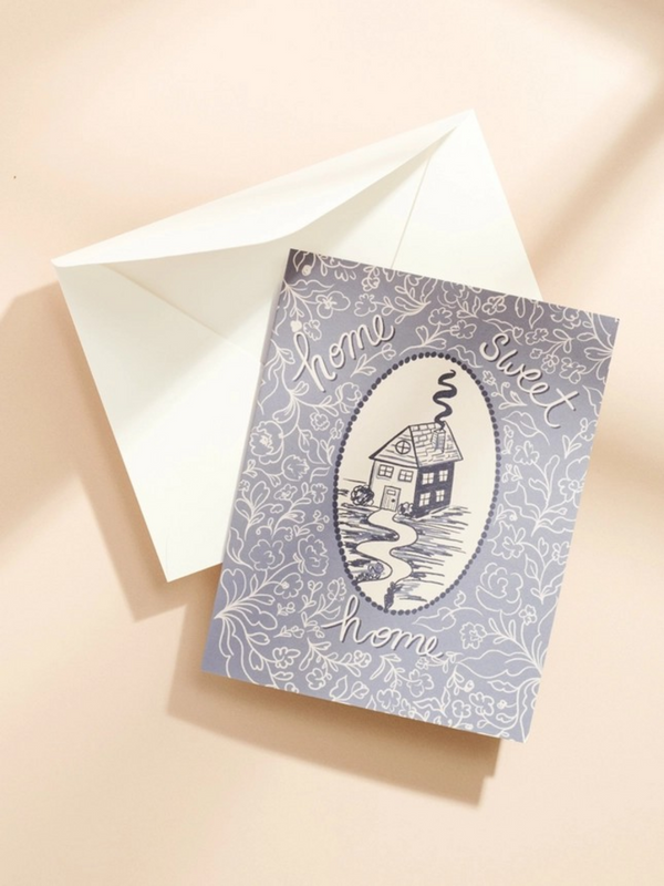 home sweet home housewarming greeting card