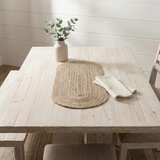 Natural Braided Oval Jute Runner 13x36