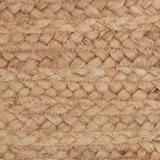 Natural Braided Oval Jute Runner 13x36