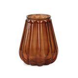 medium amber vase