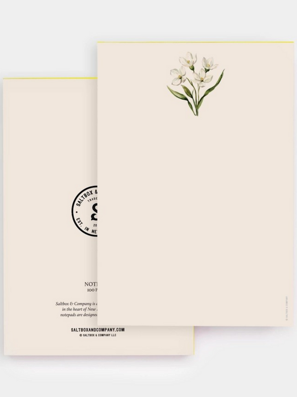 Massachusetts mayflower notepad