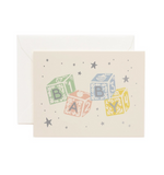 Classic Baby Blocks Card