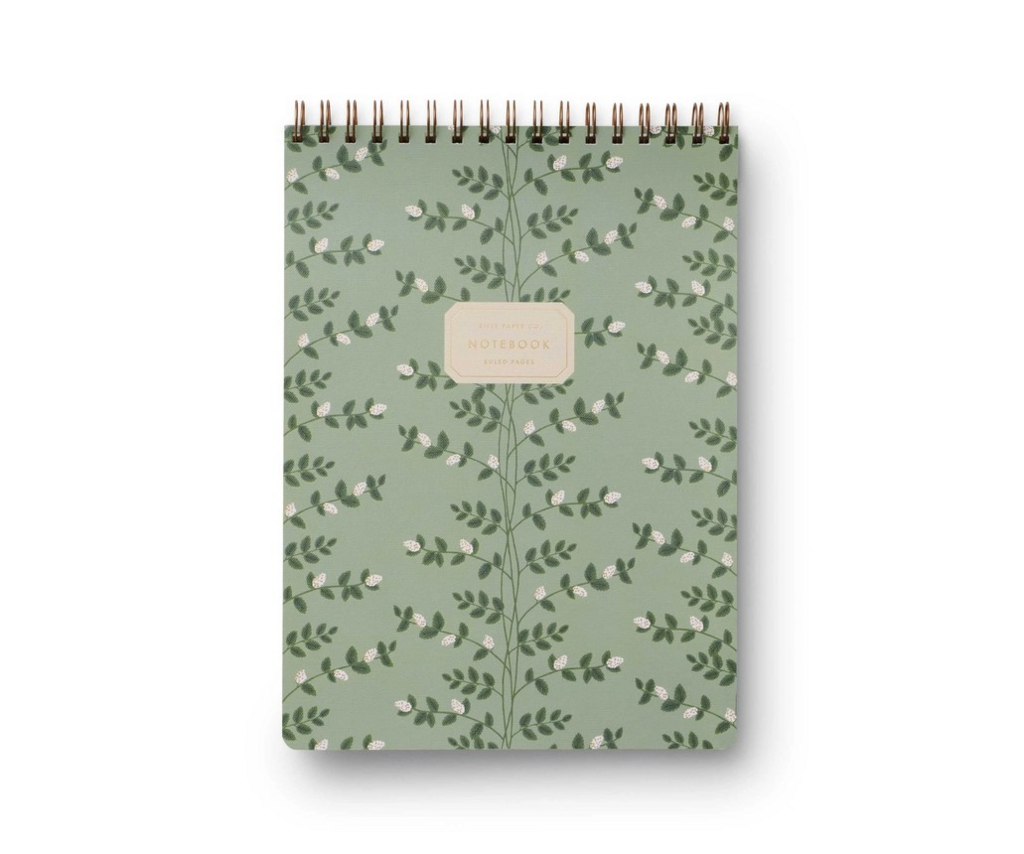 Climbing Vines Large Top Spiral Notebook