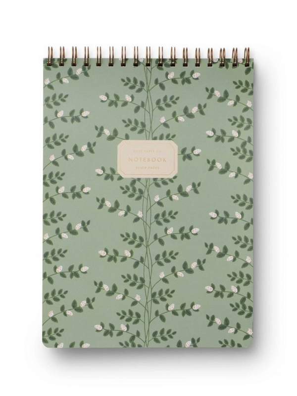 Climbing Vines Large Top Spiral Notebook