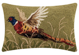 pheasant hook pillow