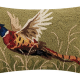 pheasant hook pillow