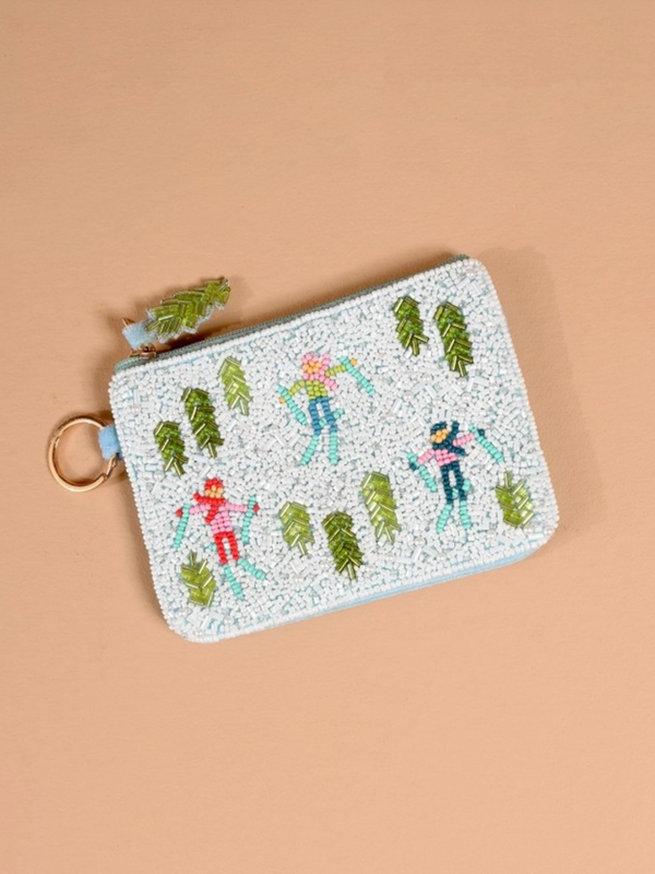 Handcrafted Beaded Pouch-Aprés Ski