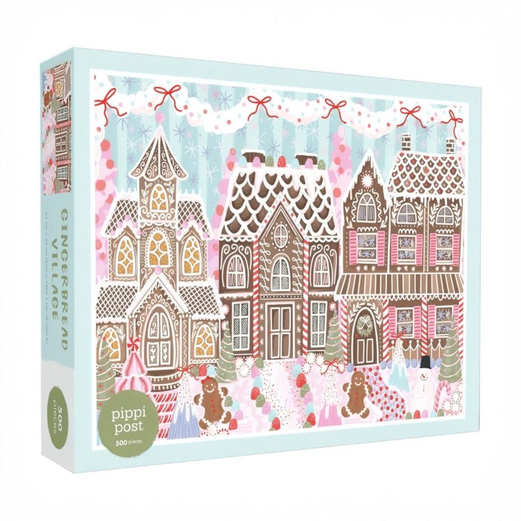 Gingerbread Village - 500 Piece Christmas Jigsaw Puzzle
